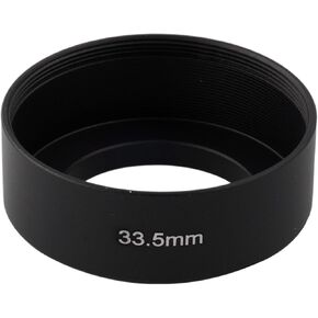 33mm x0.5/33.5mm x0.5 Thread Metal Camera Lens Hood(33.0 x0.5)