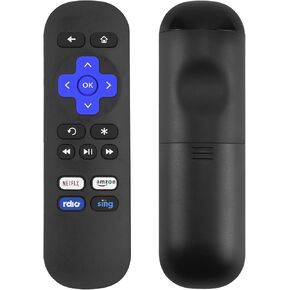 Universal Replacement Remote for Roku Box, Universal for Roku 1/2/3/4 (HD, LT, XD), for Roku Express for Roku Premiere with Case (Not for Roku Stick and Roku TV)