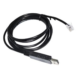 FT232RL USB to RJ11 RJ12 Adapter RS232/RS485 Converter Serial Communication Cable for Drive/Frequency Inverter to PC(5m,RS485 Signal)