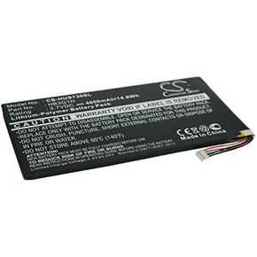 4000mAh/3.7V Battery Replacement for Huawe1 Baggio2-U02A, MediaPad, MediaPad 7, MediaPad 7 Lite, MediaPad S7-301u, MediaPad S7-301w, Youth2, P/N: HB3G1H