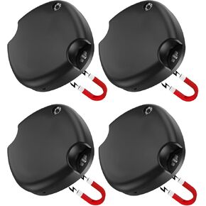 2 Pack Magnetic Case for AirTag, Ultra Strong Magnetic Holder for AirTag, Waterproof Shatterproof Hidden Design Mount Tracker Holder for Car, Bike, Truck & Travel Gear