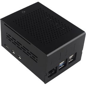 ZDE ZC506 حالة من الألومنيوم لـ Raspberry PI 5 2GB 4GB 8GB 16GB دعم PCIE إلى 2.5G Ethernet Port M.2 NVME POE HAT WIFI7 PCIE PLANDAL BOARD ZP593 ZP595 ZP511