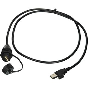 Fusion MS-CBUSBFM1 Panel Mount USB Connector , black