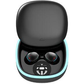 Sleep Ear Buds, True Wireless Earbuds, 2025 Ultra-Mini Bluetooth 5.4 Earbuds for Side Sleepers, Hi-Fi Stereo 3D Bass Noise Cancelling Bluetooth Headphones, Comfortable Invisible-Black