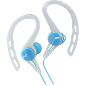 JVC HAECX20A Sports Clip Inner Ear Headphones, Blue