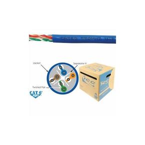 ICC ICC-ICCABR6EBL Cat6e Cmr Pvc Cable Blue (ICC ICC-ICCABR6EBL)