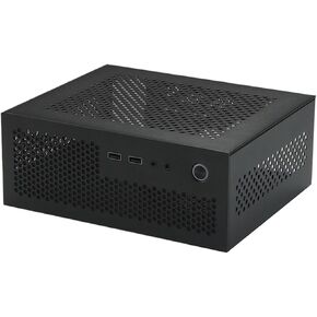 A09 Computer Case Mini PC Chassis Desktop Chassis USB2.0 Computer Case Home Computer Case Black