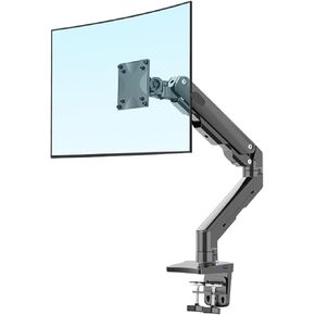 G60 Mechanical Spring Arm 27-45 Inch Curved Screen Desktop Monitor Stand 5-16 kg Ultra Wide Monitor Stand with U Port