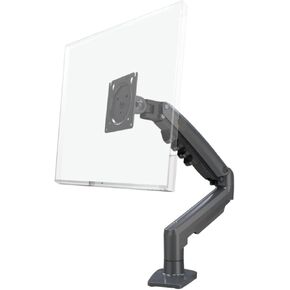 F80 Desktop Gas Spring 17-30 Inch LCD LED Monitor Stand Mounting Arm Full Motion Display Stand Loading 2-9 kg(2024 Matte Charcoal)