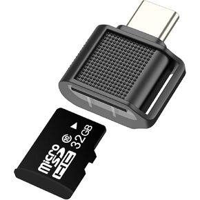 USB C to Micro SD Card Reader for iPhone 16 15 Pro Max Digital Camera TF Memory Photo Transfer Adapter Android Type C MacBook for iPad Flash Drive Stick External Storage Compatible for Samsung Laptop