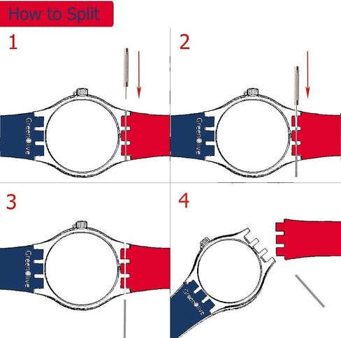 Green Olive Replacement Waterproof Silicone Rubber Watch Strap Watch Band for Swatch (17mm 19mm 20mm), Black, 20mm, Casual in Saudi Arabia