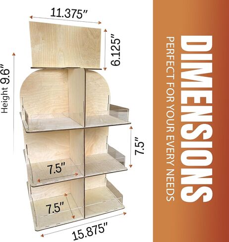 Versatile 4-Sided Rotating Display Stand for Candy, Snacks, Jams, Produce and More - Ideal for Craft Shows, Farmers Markets, and Retail Stores - 12 Shelves, Heavy-Duty Design, Easy Setup (Black) in Kuwait