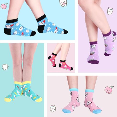Chuarry 24 Pairs Novelty Nurse Socks for Medical Assistants Nurse Appreciation Gifts for Women Cute Occupation Medical Ankle Socks for Nurses Doctor Hospital Workers, 8 Styles, Multicolor, 6-12 in Saudi Arabia