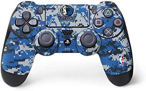 Skinit Decal Gaming Skin Compatible with PS4 Controller - Officially Licensed NBA Dallas Mavericks Black Animal Print Design in Saudi Arabia