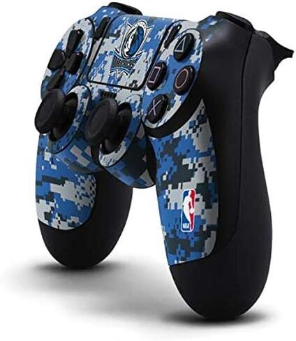 Skinit Decal Gaming Skin Compatible with PS4 Controller - Officially Licensed NBA Dallas Mavericks Black Animal Print Design in Saudi Arabia