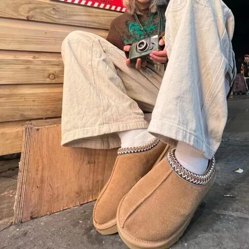 Women's Slippers Platform Mini Boots Short Ankle Anti-Slip Boot Fur Fleece Lined Sneakers House slippers Boot For Outdoor in Saudi Arabia
