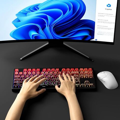 Keycaps BBT BBT الأسود إلى الأحمر - ملف تعريف الكرز اللمعان اللامع ، طباعة الطبعات المطبوعة على لوحة المفاتيح الميكانيكية (135 مفتاحًا) - تصميم كفاف ، مجموعة مفاتيح متينة. in Saudi Arabia