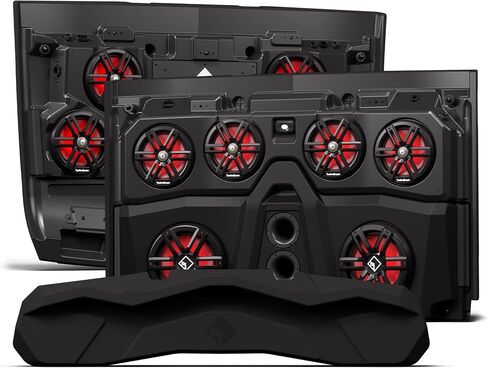 Rockford Fosgate RNGR18-ROOF4M2 All-in-One Ranger Roof Audio System – Front & Rear Audio Roof for Select 2018+ Polaris Ranger Crew 4-Door Models in Saudi Arabia