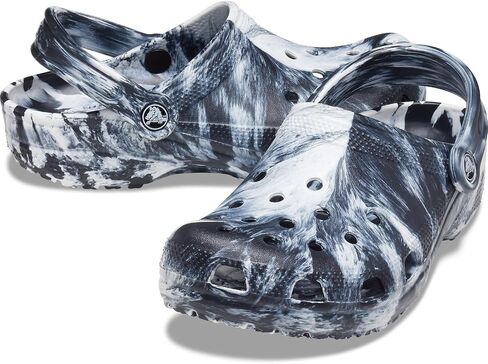 Crocs Unisex Adult Classic Marbled Tie Dye Clog, Quartz/Multi, 6 Men/8 Women in Saudi Arabia