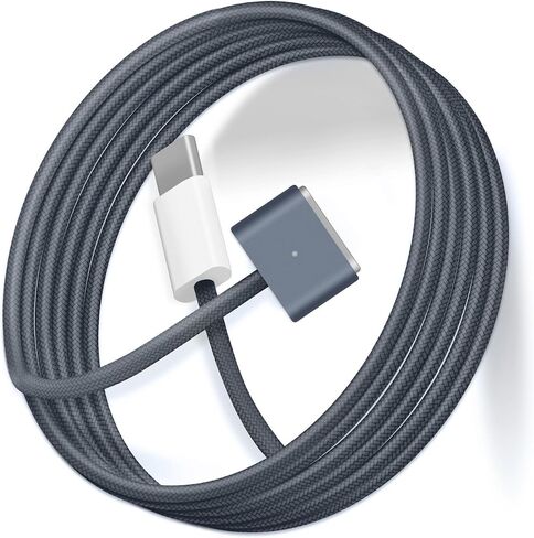 140W USB-C إلى MAGNECT 3 CABLE (2M/6.6 قدم) ، متوافق مع MAC AIR 2023/2022 (M2) ، MAC Pro 2023 (M1 ، M2 ، M3 13-16 Inch) ، MacBook Pro Charger Cord (M2 ، M3 ، M4) in Kuwait
