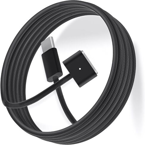 140W USB-C إلى MAGNECT 3 CABLE (2M/6.6 قدم) ، متوافق مع MAC AIR 2023/2022 (M2) ، MAC Pro 2023 (M1 ، M2 ، M3 13-16 Inch) ، MacBook Pro Charger Cord (M2 ، M3 ، M4) in Kuwait