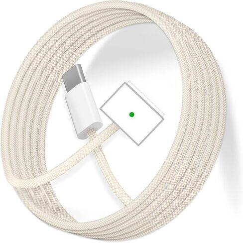 140W USB-C إلى MAGNECT 3 CABLE (2M/6.6 قدم) ، متوافق مع MAC AIR 2023/2022 (M2) ، MAC Pro 2023 (M1 ، M2 ، M3 13-16 Inch) ، MacBook Pro Charger Cord (M2 ، M3 ، M4) in Kuwait
