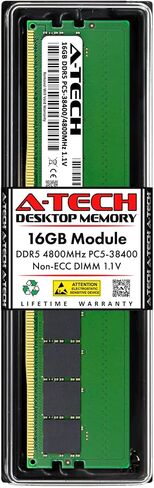 A-Tech 64GB (2 × 32GB) RAM لـ HP Z2 G9 Tower Workstation | DDR5 4800MHz DIMM PC5-38400 288-PIN طقم ترقية الذاكرة in Kuwait