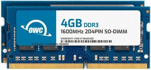 OWC 16GB (2x8GB) DDR3L 1600 PC3L-12800 CL11 2Rx8 204-pin 1.35V Non-ECC SODIMM Memory RAM Module Kit Compatible with Synology NAS DS1817+ RS818+ RS818RP+ RS1219+ in Saudi Arabia