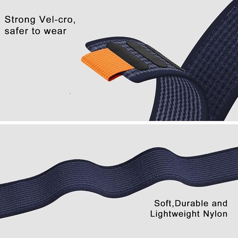 Trail Loop Nylon Compatible with Fitbit Charge 6 /Fitbit Charge 5 Bands for Women Men, Sport Soft Adjustable Breathable Strap Replacement Wristband for Charge 6/5 Watch in Saudi Arabia