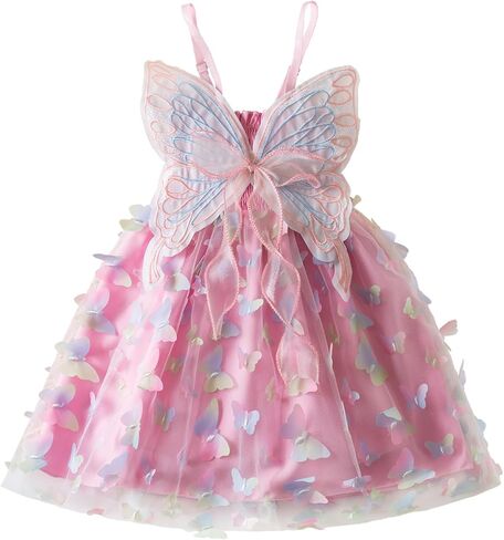 TTYAOVO Toddler Baby Dress Polka Dot Birthday Princess Casual Dresses Size 100(3 Years, 1988 Black) in Saudi Arabia