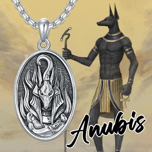 PELOVNY قلادة يسوع S925 فضة قلادة شيطانية قلادة Baphomet مجوهرات شيطانية للرجال سلسلة 22 + 2 بوصة in Kuwait