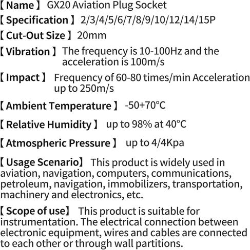 100 ملاءات GX20 8 Pin Aviation Connector Mount Circular Metal Adapter Male Pluge Socket (8p) in Kuwait