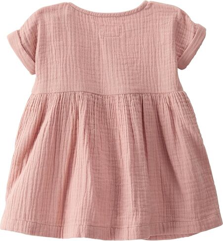 little planet by carter's Baby & Toddler Girls' Organic Cotton Dress, Dusty Rose in Saudi Arabia