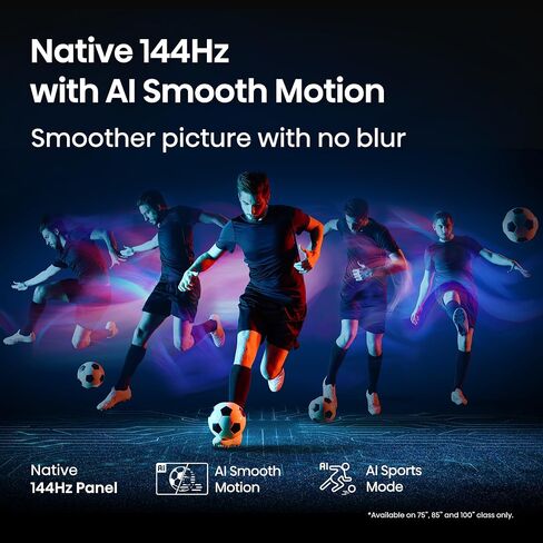 Hisense 98" Class QD5 Series (98QD5QG, 2025 Model) QLED 4K UHD Smart Google TV, Native144Hz, Dolby Vision Atmos, Motion Rate 480, HDR 10+, FreeSync Premium, Game Mode Pro, MEMC, VRR, ALLM in Saudi Arabia