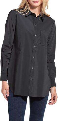 Lysse Schiffer Stretch Microfiber Button Down Shadow Grey XL in Kuwait