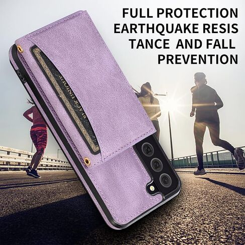 تصميم NKECXKJ لـ Samsung Galaxy S22 5G Wallet Case with Glass Glass Screen Protector Pu Leather Card Card Slot Slot Phone Phone Cover Kickstand Froofchproof Cover for Men 6.1 Inch Black in Kuwait