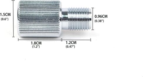 F Adapter- M10-1.5P Female to 3/8-24 Male Adapter for Flexible and Multi-Purpose use. 100% Made in Taiwan. in Kuwait