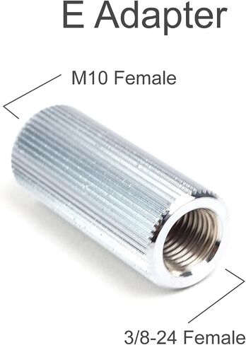 F Adapter- M10-1.5P Female to 3/8-24 Male Adapter for Flexible and Multi-Purpose use. 100% Made in Taiwan. in Kuwait
