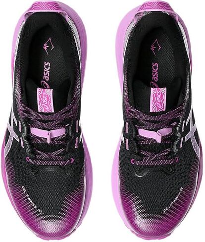 ASICS Women's Gel-Trabuco 12 Running Shoe, 10, BlackBerry/Light Blue in Saudi Arabia
