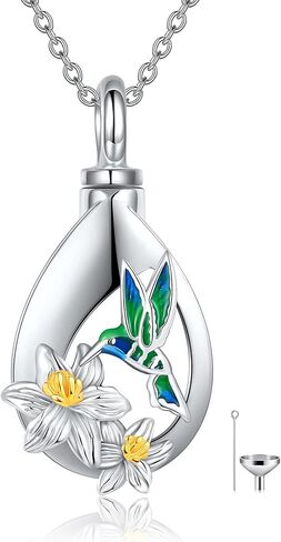CUPENDA Paw Urn Cremation Necklace Sterling Silver Dog Cat Pet Paw Print Cremation Jewelry for Pet Ashes Animal Keepsake Memorial Charm Pendant Necklace in Saudi Arabia