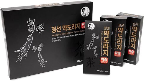 Bellflower Roots Extract & Red Ginseng Concentrate Liquid Syrup, Doraji Herb Supplement 300g (10g x 30EA) in Saudi Arabia