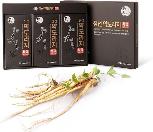 Bellflower Roots Extract & Red Ginseng Concentrate Liquid Syrup, Doraji Herb Supplement 300g (10g x 30EA) in Saudi Arabia