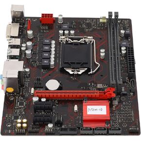 B150M V3 Computer Motherboard, 2 DDR4 DIMM M ATX PCI E 3.0 Desktop Motherboard for LGA 1151, for Core i7 i5 i3, 1x PCIE X16, 4X SATA III, 1x M.2, DVI, USB2.0
