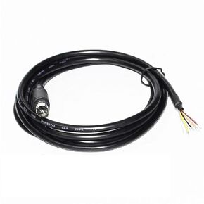 MINI DIN 4PIN 5PIN 6PIN 8PIN MD4 MD5 MD6 MD8 Male Connector PLC Programming Breakout Cable(1.8m,MD 6-PIN)