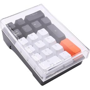 17 Key Mechanical Keyboard Transparent Dust Cover Acrylic Cover Number Pad Cover Compatible 17 PAD (Transparent, 17-Key Version)