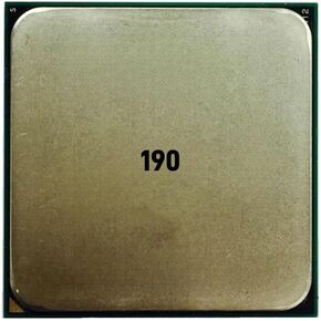 X2 190 CPU Used 2-Core 2-Thread Desktop Processor 2.5 GHz 1M 45W Socket AM2+ Socket AM3