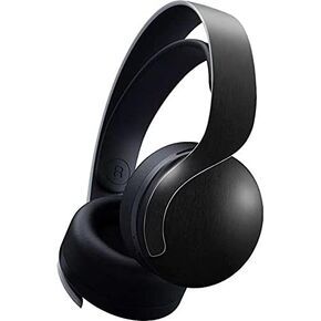 Skinit Decal Gaming Skin Compatible with Pulse 3D Wireless Headset for PS5 - Officially Licensed Black Brushed Steel Texture Design