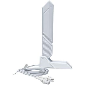 WiFi 7 Laptops Antenna 2.4G 5G 6G Dual Band for ASUS ROG Strix Z890-I Z890-E Z890-A/Prime Z890-P Z890M-PLUS/TUF Gaming Z890-PLUS Z890-PRO WiFi 6E WIFI7 PC Desktop Computer White