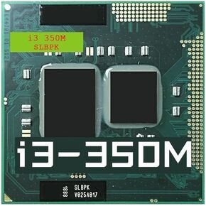 I3-350M SLBU5 SLBPK Laptop CPU Used 2-Core 4-Thread Mobile Processor 2.2 GHz 3 MB 35W Socket G1 / rPGA988A