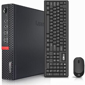 Lenovo ThinkCentre M710q Tiny Mini Desktop PC - Intel i5-6500T, 32GB DDR4 RAM,New 512GB NVMe SSD + 1TB SSD,Wireless Wi-Fi Bluetooth, Keyboard and Mouse,Windows 10 Pro (Renewed)